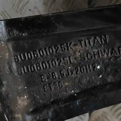 Peça sobressalente para automóvel em segunda mão jante por audi q3 8u (2011-2018) referências oem iam 8u0601025l  