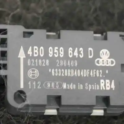 Gebrauchtes Autoersatzteil aufprallsensor / kollisionssensor zum audi a8 d3 4e2, 4e8 (2002-2010) oem-iam-referenzen 4b0959643d  