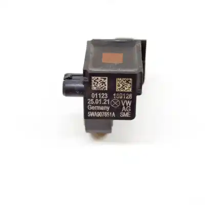 Peça sobressalente para automóvel em segunda mão sensor de colisão / impacto por volkswagen id.3 e11 (2019-..) hatchback referências oem iam 5wa907651a  