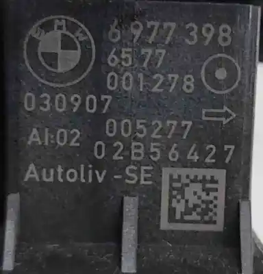 Second-hand car spare part collision / impact sensor for bmw 6 e63 (2004-2010) coupe oem iam references 6977398  