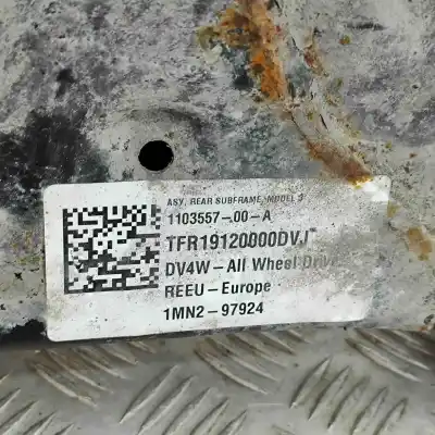 Peça sobressalente para automóvel em segunda mão subchassi traseiro por tesla model 3 (2018-..) sedan referências oem iam 1044575-00-b,1103557-00-a  