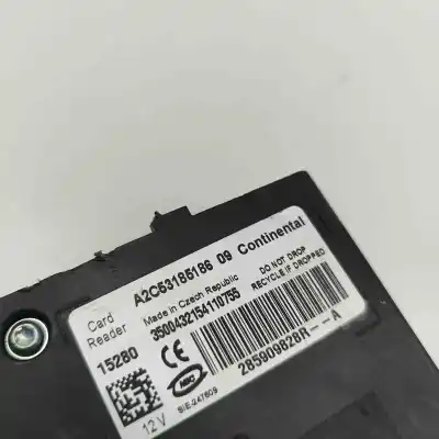 Pezzo di ricambio per auto di seconda mano pezzi vari per renault zoe bfm_ (2012-..) hatchback riferimenti oem iam 285909828r  