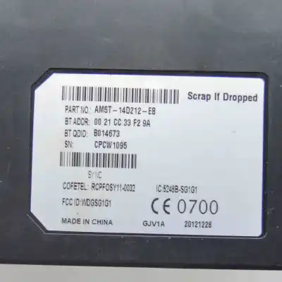Pezzo di ricambio per auto di seconda mano modulo bluetooth per ford focus iii (2010-2020) riferimenti oem iam am5t-14d212-eb  