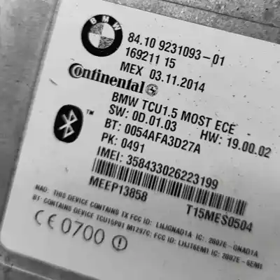 Second-hand car spare part bluetooth module for bmw x6 e71, e72 (2007-2014) oem iam references 9231093  