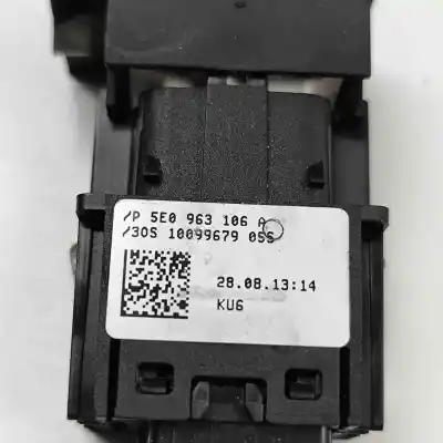 Second-hand car spare part heated seat switch for skoda octavia iii combi 5e5 (2012-2020) oem iam references 5e0963106a  