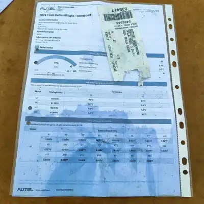 Pezzo di ricambio per auto di seconda mano batteria per tesla model 3 (2018-..) riferimenti oem iam 1700012-00-d  