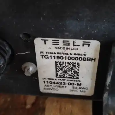 Second-hand car spare part battery for tesla model 3 (2018-..) oem iam references 1104423-00-m,78.4kwh  