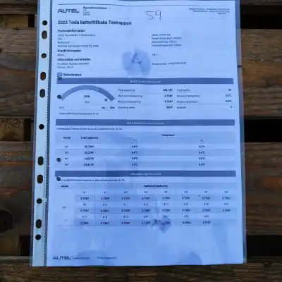 Second-hand car spare part battery for tesla model 3 (2018-..) oem iam references 1700012-00-c  