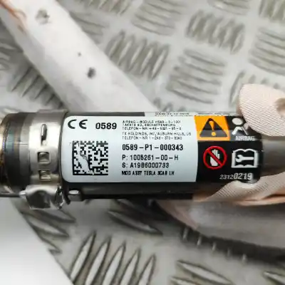 Peça sobressalente para automóvel em segunda mão airbag do lado esquerdo por tesla model s (2012-..) hatchback referências oem iam 1005261-00-h  