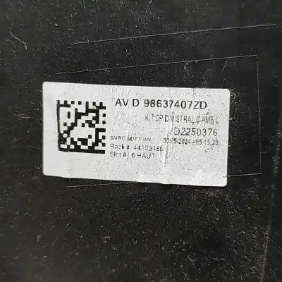 Second-hand car spare part right front door trim for opel mokka (2020-..) off-road oem iam references 98637407zd  