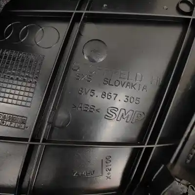 Автозапчастина б/у обкітка задніх лівіх дверей для audi a3 limousine 8vs, 8vm (2013-2020) посилання на oem iam 8v5867305  