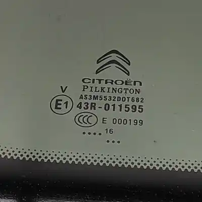 Peça sobressalente para automóvel em segunda mão vidro da porta traseira esquerda por citroen c4 cactus (2014-..) hatchback referências oem iam 9827622680  
