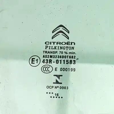 Peça sobressalente para automóvel em segunda mão vidro da porta dianteira direita por citroen c4 cactus (2014-..) hatchback referências oem iam 9825141180  