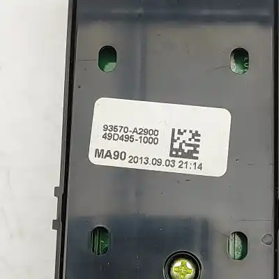 Peça sobressalente para automóvel em segunda mão botão / interruptor elevador vidro dianteiro direito por kia cee\´d jd (2012-2018) referências oem iam 93570-a2900,49d495-1000  