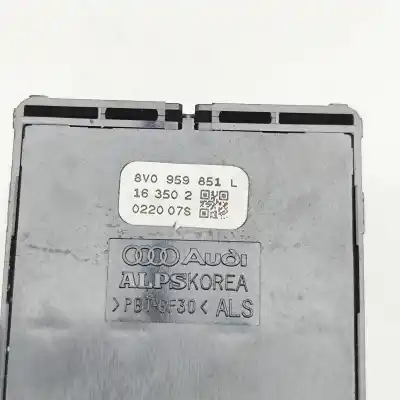 Автозапчастина б/у передній правий віконний вимикач для audi a3 limousine 8vs, 8vm (2013-2020) посилання на oem iam 8v0959851l  