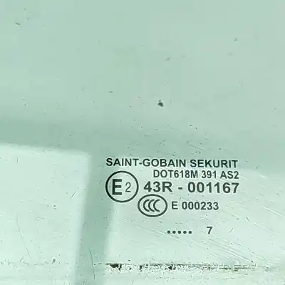 Second-hand car spare part rear left door window glass for porsche cayenne 9pa (2002-2010) oem iam references 95554261110  