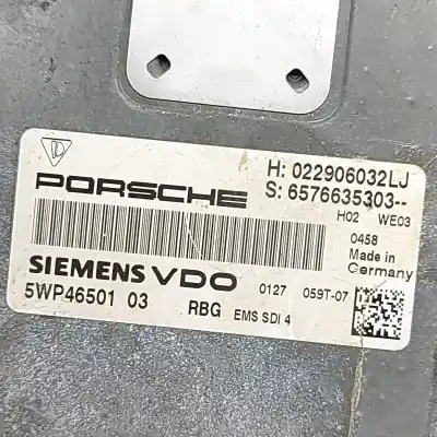 Автозапчастина б/у ебу контролер двигуна для porsche cayenne 9pa (2002-2010) посилання на oem iam 6576635303,022906032lj,5wp46501  