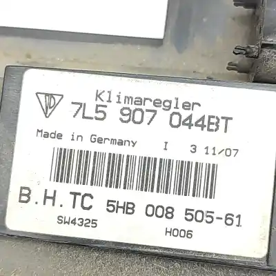 Second-hand car spare part air conditioning control unit for porsche cayenne 9pa (2002-2010) oem iam references 7l5907044bt,5hb008505  