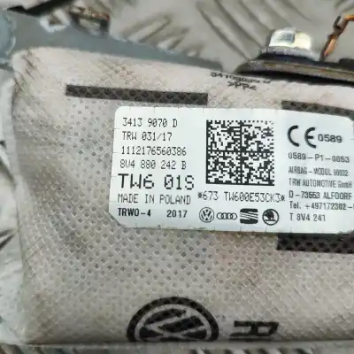 Автозапчасти б/у аккумулятор пневматической подвески за audi a3 limousine 8vs, 8vm (2013-2020) ссылки oem iam 8v4880242b,34139070d  