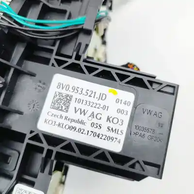 Peça sobressalente para automóvel em segunda mão comutador de limpa vidros por audi a3 limousine 8vs, 8vm (2013-2020) referências oem iam 8v0953502bk,8v0953521jd,5q0953549e  