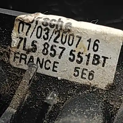 Автозапчастина б/у лівий натір для porsche cayenne 9pa (2002-2010) посилання на oem iam 7l5857551,7l5857551bt  