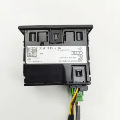 Pezzo di ricambio per auto di seconda mano connettore usb per audi a3 limousine 8vs, 8vm (2013-2020) riferimenti oem iam 81a035736  