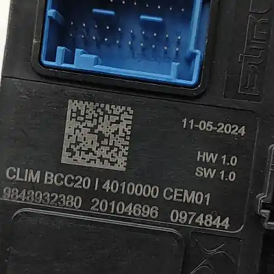 Pezzo di ricambio per auto di seconda mano unità di aria condizionata per opel mokka (2020-..) off-road riferimenti oem iam 9848932380  