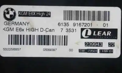 Second-hand car spare part gateway control unit for bmw 5 touring e61 (2004-2010) oem iam references 9167201  