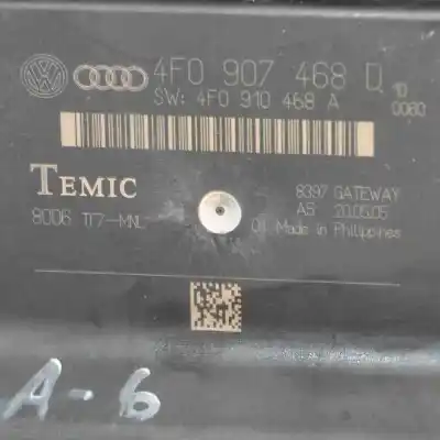Second-hand car spare part gateway control unit for audi a6 avant 4f5, c6 (2005-2011) oem iam references 4f0907468d  