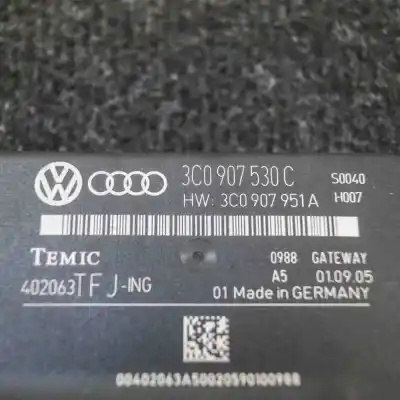 Second-hand car spare part Gateway Control Unit for VOLKSWAGEN PASSAT VARIANT B6 3C5 (2005-2011) Estate OEM IAM references 3C0907530C  