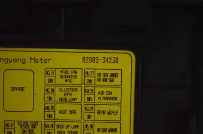 Pezzo di ricambio per auto di seconda mano coperchio scatola fusibili per ssangyong korando (2010-..) off-road riferimenti oem iam 82985-34230  