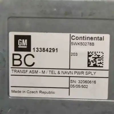 Peça sobressalente para automóvel em segunda mão módulo / sistema de navegação gps por opel corsa d (2006-2015) referências oem iam 13384291  