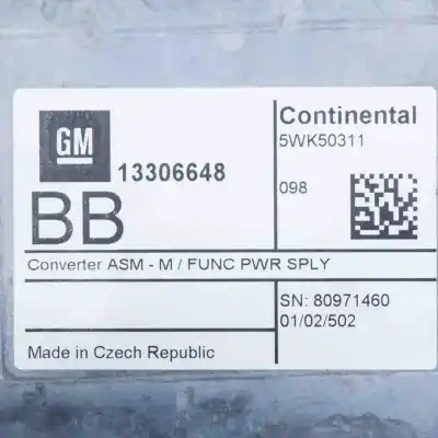 Автозапчасти б/у gps-навигационная система за opel mokka / mokka x (2012-..) off-road ссылки oem iam 13306648,5wk50311  