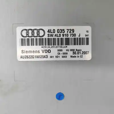 Автозапчастина б/у gps навігаційна система для audi q7 4l (2006-2015) посилання на oem iam 4l0035729,4l0910730j  