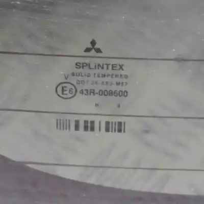 Second-hand car spare part rear glass window for mitsubishi colt vi z3_a, z2_a (2002-2012) oem iam references 43r-008600  