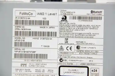 Pezzo di ricambio per auto di seconda mano impianto audio / radio cd per volvo xc60 (2008-2017) riferimenti oem iam 31357212  