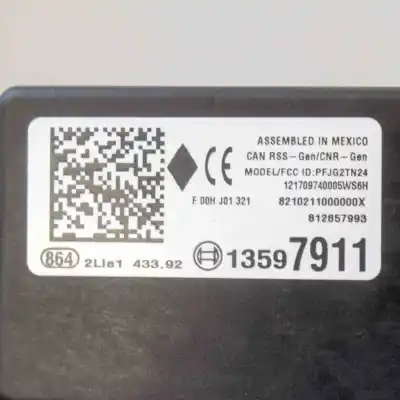 Автозапчастина б/у блок керування keyless для opel mokka / mokka x (2012-..) off-road посилання на oem iam 13597911,f00hj01321,812857993  