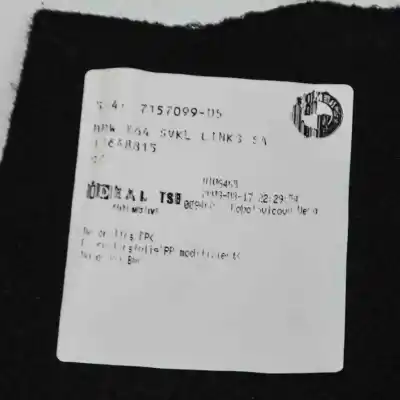 Peça sobressalente para automóvel em segunda mão revestimento esquerdo da bagageira por bmw 6 cabrio e64 (2004-2010) referências oem iam 7157099  