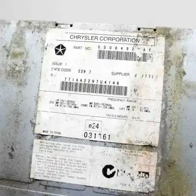 Peça sobressalente para automóvel em segunda mão sistema de áudio / rádio cd por dodge avenger (2007-2014) referências oem iam 05064927af  