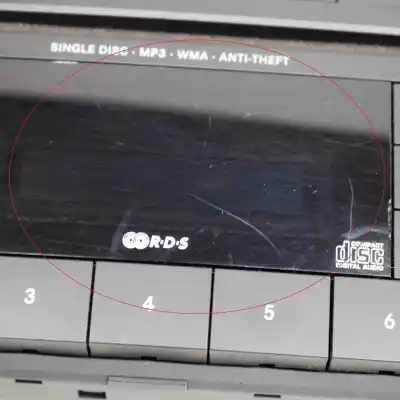 Peça sobressalente para automóvel em segunda mão sistema de áudio / rádio cd por dodge avenger (2007-2014) referências oem iam 05979z02-a,05064927ae  