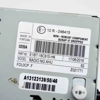 Pezzo di ricambio per auto di seconda mano impianto audio / radio cd per ford fiesta vi (2008-..) hatchback riferimenti oem iam e1bt-18c815-hk  