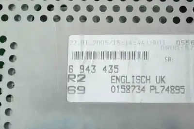 Pezzo di ricambio per auto di seconda mano impianto audio / radio cd per bmw 3 cabrio e46 (2000-2007) riferimenti oem iam 6943435  