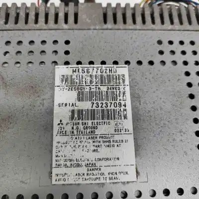 Gebrauchtes Autoersatzteil audiosystem / radio-cd zum mitsubishi colt vi z3_a, z2_a (2002-2012) oem-iam-referenzen mr587702  