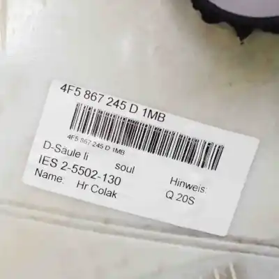 İkinci el araba yedek parçası arka sol di̇rek döşemesi̇ için audi a6 4f2, c6 (2004-2011) oem iam referansları 4f5867245d  