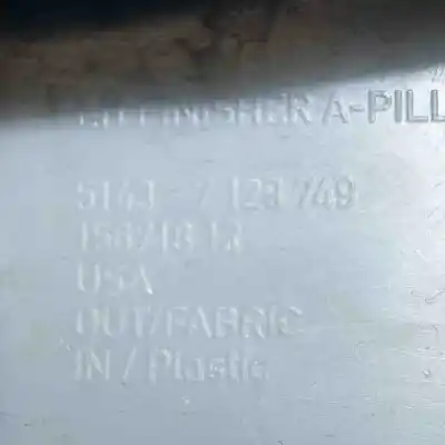 Peça sobressalente para automóvel em segunda mão acabamento pillar dianteiro esquerdo por bmw x5 e70 (2006-2013) referências oem iam 7129749  