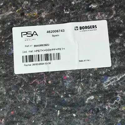 Автозапчастина б/у обработка задніх дверей для citroen c4 x bd_, be_, bf_ (2022-..) off-road посилання на oem iam 98408639zd  