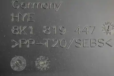 Peça sobressalente para automóvel em segunda mão moldura dianteira do limpa-para-brisas por audi a4 8k2, b8 (2007-2015) referências oem iam 8k1819447  
