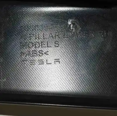 Peça sobressalente para automóvel em segunda mão acabamento do estribo interior dianteiro direito por tesla model s (2012-..) hatchback referências oem iam 1030394-00-c  