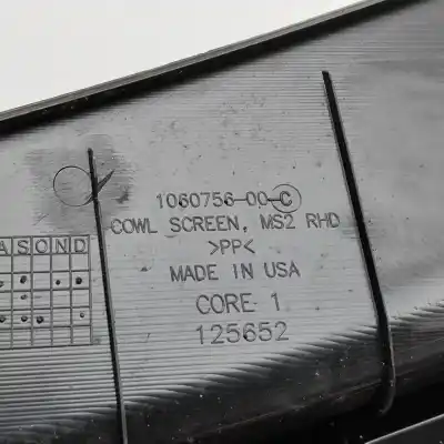 Piesă de schimb auto la mâna a doua mască ștergător parbriz față pentru tesla model s (2012-..) hatchback referințe oem iam 1060756-00-c  