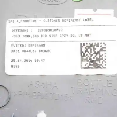 Second-hand car spare part dashboard trim for ford transit (2013-..) minibus / passenger oem iam references   